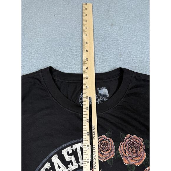 Affliction Womens Size XL American Customs Volume Split T-Shirt - Picture 6 of 14